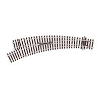 Streamline Code 100 Left Hand Small Curved Turnout Unifrog