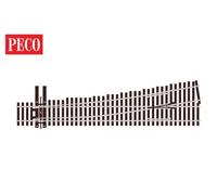 Peco SL-U8362 Unifrog Turnout, 6th Radius, Left Hand OO Gauge