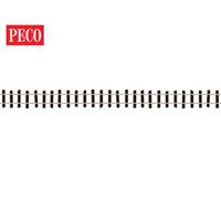 Peco SL400 25 Yards - Code 80 - OO9 Streamline Wooden Sleeper Nickel silver Flex