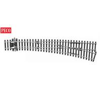 PECO SL-E186 Curved Large Right Point ELECTROFROG C75 OO Gauge Railway Track
