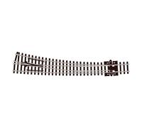 Peco SL-E386 Curved Double Radius Turnout Right Hand - N Gauge