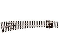 Peco SL-E387 Curved Double Radius Turnout Left Hand - N Gauge