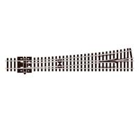 Peco SL-E389 Large Radius Turnout Left Hand - N Gauge