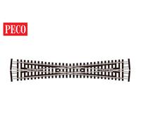 Peco SL-E394F Long Crossing (10 Degree) Electrofrog Code 55 rail N Gauge