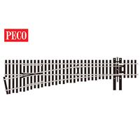 Peco SLE8352 HO Gauge Code 83 No 5 L/H Electrofrog Turnout