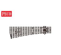 Peco SL-E92 Streamline Code 100 Left Hand Small Turnout Electrofrog