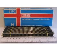 Peco ST-11 Long Straight Setrack x 16 Pack approximately 175mm, 6 3/4inches