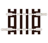 Peco Track ST-203 Special Short Straight - for use with curved turnouts when forming crossings