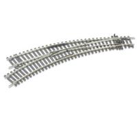 Peco ST-245 OO Gauge Lefthand Curved Point