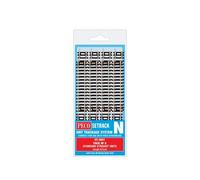 Peco N Set Track 8 X St-1 Standard Straight, 87Mm Long