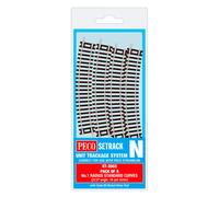 Peco N Set Track 8 X St-3 No.1 Radius Standard Curve, 228Mm Radius