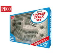 Peco HO Scale Standard Gauge Model Train Track Starter Set