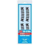 Peco Setrack ST-403 No.1 Standard Curves – Pack of 8 – OO-9 Gauge