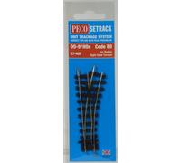 Peco St-405 Ho Scale Insulfrog Right Turnout 22.5° (Radius 228 Mm)