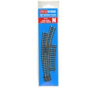 PECO ST-44 R/H Curved Turnout Insulfrog Point - SETRACK Code 80 N Gauge Track