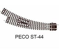 Peco ST-44 - Setrack -Right Hand Curved Turnout - N Gauge