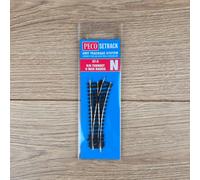 Peco ST-5 Right Hand Turnout RH 9 inch Radius N Gauge New in Packet