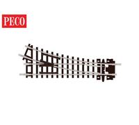 Peco ST-5 Scale N Code 80 Insulfrog: Right Manual Switch 22.5° (R 228 Mm)