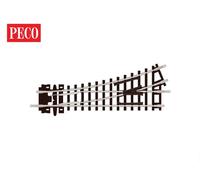 PECO ST-6 No.1 Radius L/H Turnout Insulfrog Code 80 Setrack N Gauge Track