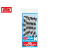 Peco N Set Track 8 X St-3 No.1 Radius Standard Curve, 228Mm Radius