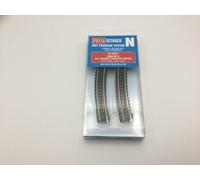 Peco ST3014 N Gauge Pack of 8 ST-14 2nd Radius Standard Curve Track