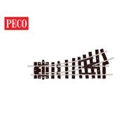 Peco ST406 ST-406 00-9 - Code 80 - Setrack No.1 Radius Turnout Left Hand