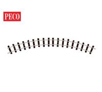 Peco ST412 ST412 OO-9 - Code 80 - Setrack No.1 Radius Double Curve X 4