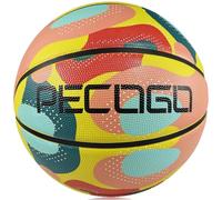 PECOGO Basketball Size 7 29.5" Official Rubber Streetball Outdoor Indoor Mens Basketball Ball for Youth Teen Adults Boys and Girls Gift Ideas