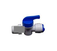 PECTJROIOR 3/8" Inline Quick Fitting,1/4" Male Thread Ball Valve Quick Fitting Connection Aquarium RO Water Filter Reverse Osmosis System