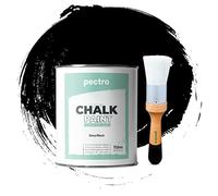 PECTRO Chalk Paint for Furniture 750ml + Brush Pack (DEEP BLACK)