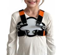 Pectus Carinatum Orthosis Brace, Pigeon Chest Support, Thoracic Depression Brace, Freely Adjust The Size, Anti-slip and Anti-displacement Design, Skin-Friendly and Breathable, Day and Night Use
