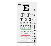 PECULA Eye Chart for Exams - Snellen Wall Chart 20 Feet, 11 X 22 in.
