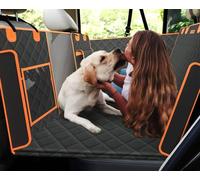 Pecute Back Seat Extender,Dog Car Seat Cover for Large Dogs,Dog Hammock for Car Travel Bed,Backseat Extender for Car SUV Truck Traveling and Camping, Waterproof and Not Collapsing