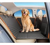pecute Back Seat Extender for Dogs, Dog Car Seat Cover, Scratch-resistant & waterproof, Foldable Dog Hammock with Hard Bottom for Cars, Trucks & SUVs, Suitable for Travel, Camping