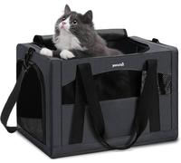 pecute Built-in Frame Series Daily Pet Handbag - Dark Grey