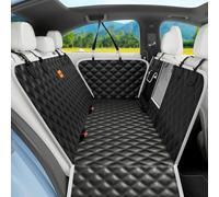 pecute Dog Car Seat Cover, Dog Hammock with Improved Sofa Leather Fabric | Perspective mesh window & quick storage, waterproof and durable, universal for SUV, truck, ideal for transport and travel