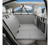 pecute Dog Car Seat Cover with Extender, Upgrade Fabrics Dog Hammock for Normal Back Seat, Convenient In-Car Storage,Waterproof and Anti-scratch, Easy Clean, Up to 150kg