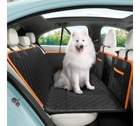 pecute Dog Car Seat Cover with Hard Bottom, Anti-slip back Seat Extender for Suv Trucks,Dog Hommock for Car Travel Accessories,Dog Seat Belt, up to 180kg