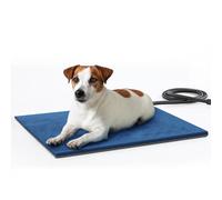 Pecute Dog Heat Pad, Constant Temp Safe, Anti-Bite & Waterproof, Flame Retardant Cotton, Soft Cosy Heated Cat Bed for Cats & Dogs (M, 40x50cm)