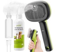 Pecute Essential Oil Steam Cat Brush, Cool Mist Anti-Static for Cats Dogs