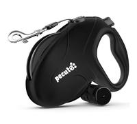 Pecute Retractable Dog Leash with Poo Bag Holder, 10m/32ft Extended dog Leash with 360° Tangle-Free, Anti-Slip Handle and Quick Brake Button, Suitable for Dogs Up to 110lbs/50kg in Weight