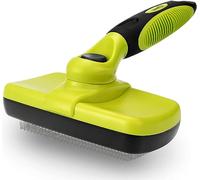 pecute Slicker Dog Brushes,Self Cleaning Pet Grooming Brush- Removes 90% of Dead Undercoat and Loose Hairs,Suitable for Medium and Long Haired Dogs Cats