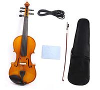 PECY 5 String Electric Violin Acoustic Violin 4/4 Maple Spruce With Bow Case1 Violin Instrument