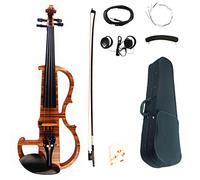 PECY Advanced Electric Violin 4/4 Hand Made Zebrawood Art Violin With Ebony Parts Case Bow Violin Instrument