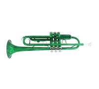 PECY B-flat Trumpet Color Trumpet Imported Brass Trumpet Color Optional Trumpet Trumpets (Color : Green)