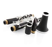 PECY Clarinet B-tune Clarinet 17-key Beginner Entry-level Clarinet Synthetic Wood Clarinet Woodwind Instrument