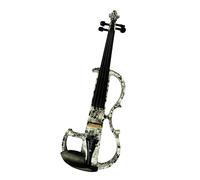 PECY Electric Silent Art Violin 4/4 Ebony Fittings Solid Wood Violino Music Instruments With Bow Case Violin Instrument