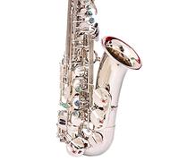 PECY Saxophone E Flat Alto Nickel- Plated Silver Saxophone