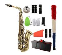 PECY Saxophone E Flat Alto Saxophone Green Antique
