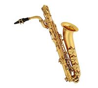 PECY Saxophone E Flat Baritone Saxophone Electrophoretic Gold Treatment